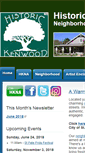 Mobile Screenshot of historickenwood.org